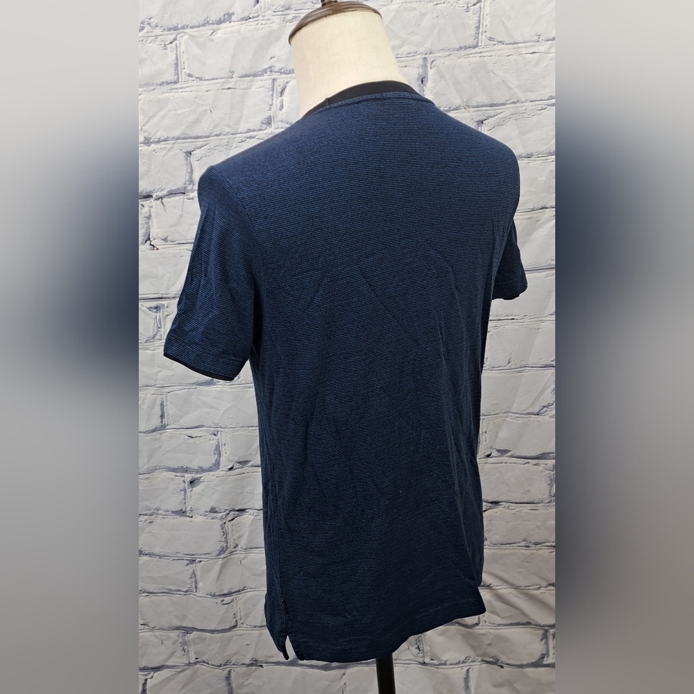 Hugo Boss Men's T-Shirt Tee Slim Fit Blue Black Small - Picture 9 of 16